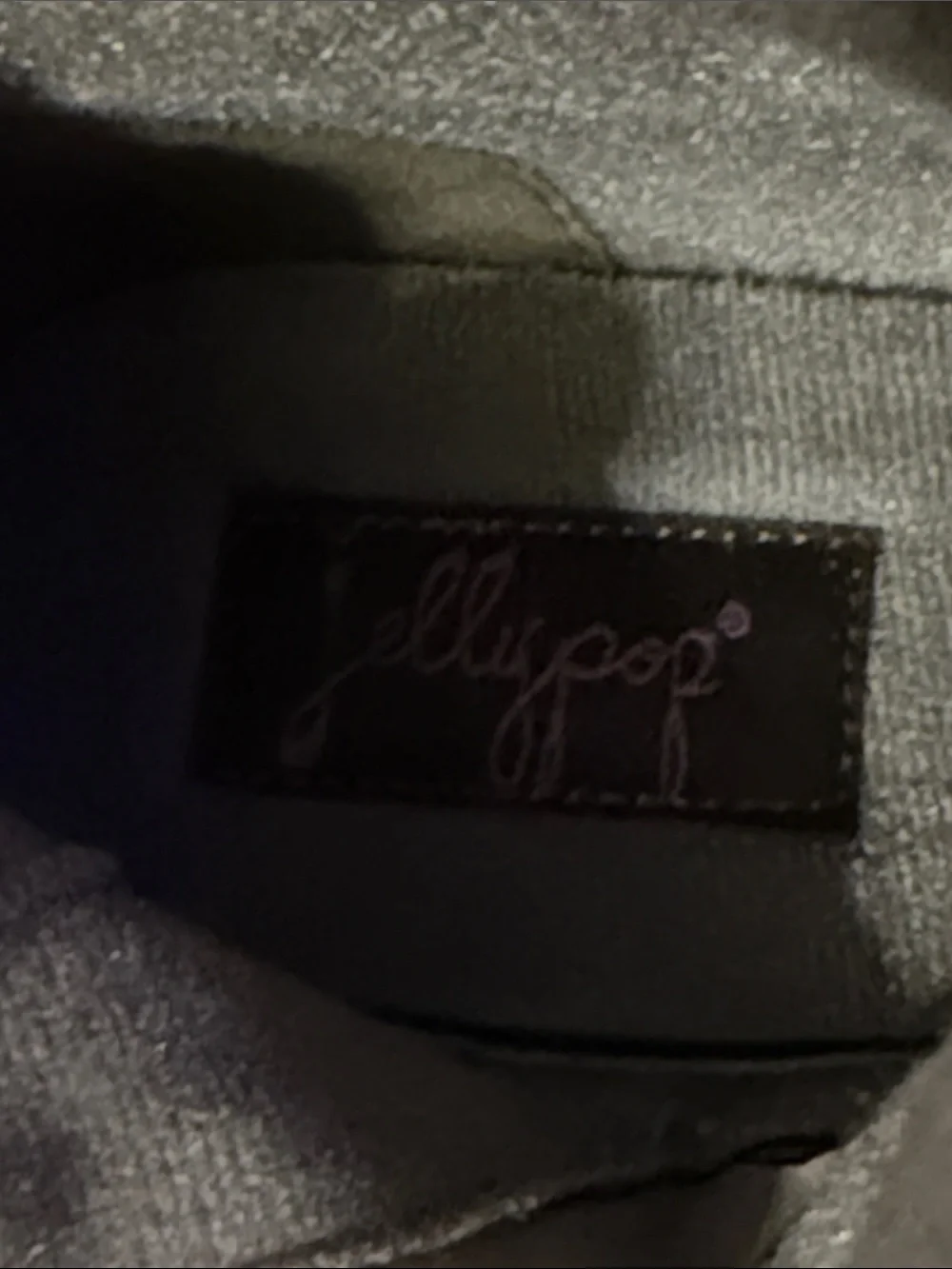 Jellypop Taupe Slouch Over-the-Knee Faux Suede Boots with Braided Ankle Strap